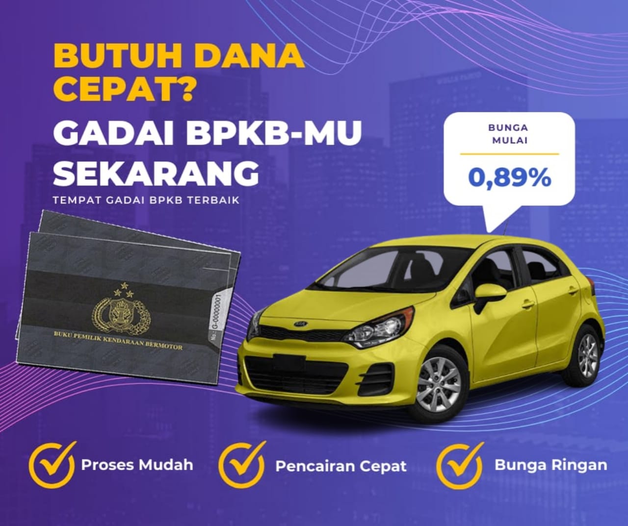 Kredit Jaminan Bpkb mobil Kia Rio Dapat Dana Berapa? Seperti Ini Simulasinya
